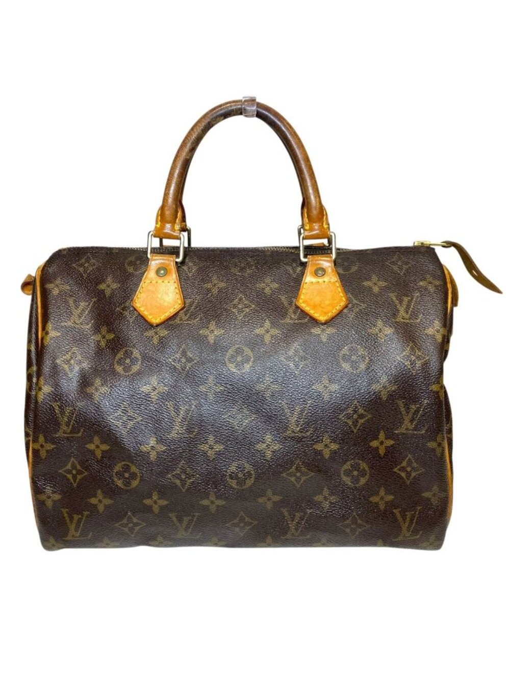 Louis Vuitton Speedy 30 Monogram Handbag Leather